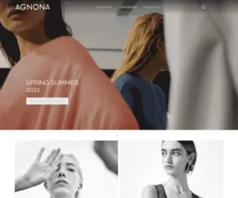 Agnona.com(Online Store) Screenshot