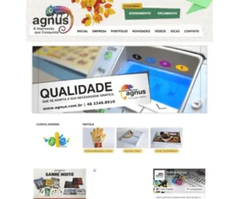 Agnus.com.br(Grafica Agnus) Screenshot