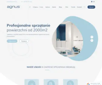 Agnus.net.pl(Sprzątanie firm Warszawa) Screenshot