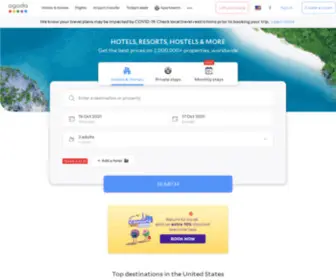 Agoda-Rewards.com(Booking Over 2 Million Hotels and Homes & Flights) Screenshot