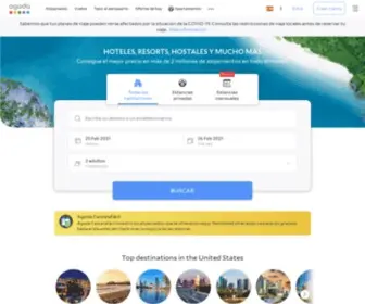 Agoda.com.mx(Reserva Hoteles y Vuelos) Screenshot