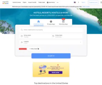 Agoda.com.pt(Reservas de hotéis com desconto em todo o mundo) Screenshot