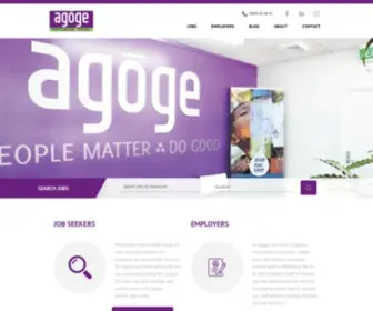 Agoge.nz(A creative human resource company that genuinely values people) Screenshot