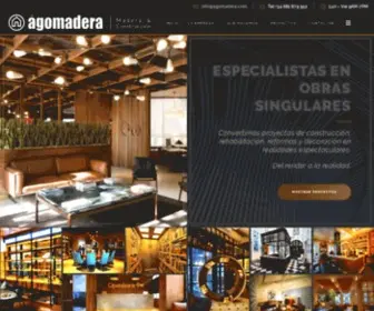 Agomadera.com(Ebanistería) Screenshot