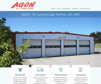 Agon-Blumen.de(In Sachen Floristenbedarf bleiben bei AGON keine Wünsche offen) Screenshot