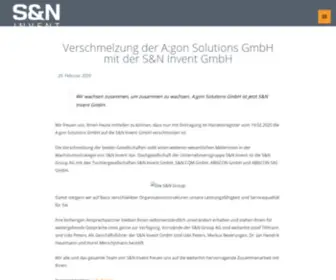 Agon-Solutions.de(Verschmelzung A) Screenshot