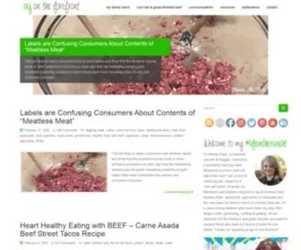 Agonthe4Front.com(A blog about keeping agriculture on the forefront to have conversations & share information) Screenshot