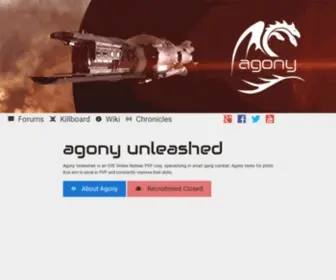 Agony-Unleashed.com(Nullsec PVP Specialists) Screenshot