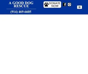 Agooddogrescue.org(A Good Dog Rescue) Screenshot