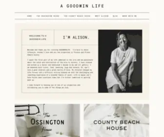 Agoodwinlife.com(A Goodwin Life) Screenshot