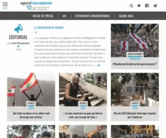 Agora-Francophone.org(Agora) Screenshot