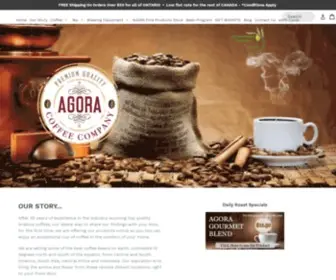 Agoracoffee.ca(Agora Coffee Company) Screenshot