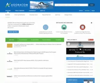 Agoracom.com(Small Cap Investment) Screenshot