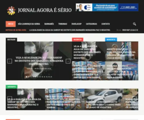 Agoraeserio.com.br(Agoraeserio) Screenshot