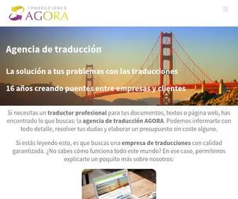 Agorafs.com(Agencia de traducción profesional) Screenshot