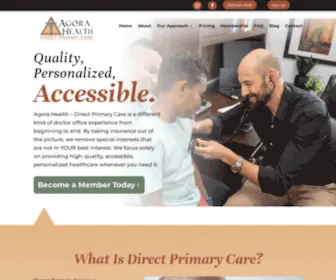 Agorahealthdpc.com(Agora Health) Screenshot