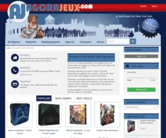 Agorajeux.com(Boutique de jeux de société) Screenshot