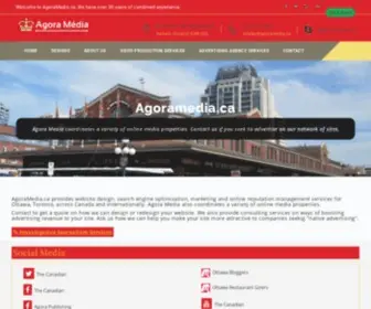 Agoramedia.ca(Advertising Agency) Screenshot