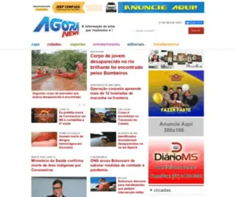 Agoranews.com.br(Fátima do sul) Screenshot