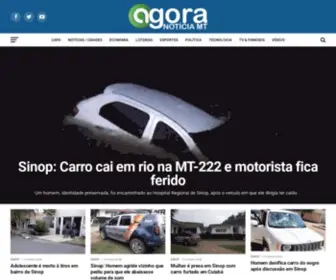 Agoranoticiamt.com.br(Agora Notícia MT) Screenshot