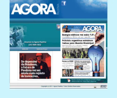 Agorapaulinia.com.br(Agorapaulinia) Screenshot