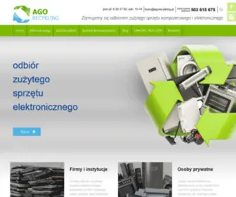 Agorecykling.pl(Utylizacja komputerów) Screenshot