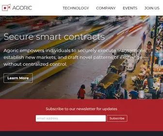 Agoric.com(Deploy Secure DeFi in JavaScript) Screenshot
