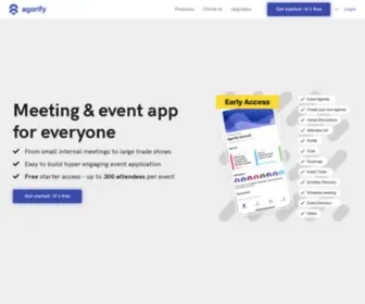 Agorify.com(Your Event Companion) Screenshot