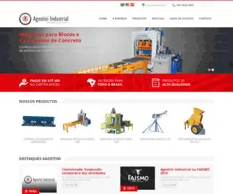 Agostiniindustrial.com.br(Máquinas para Blocos e Pavers de Concreto) Screenshot