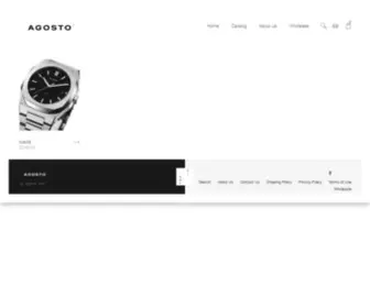 Agosto-Watches.com(Agosto Watches) Screenshot