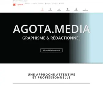 Agota.be(Agota, communication, rédacteur graphiste à Marche-en-Famenne) Screenshot