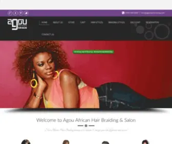 Agouhairbraiding.com(Agou hair braiding) Screenshot