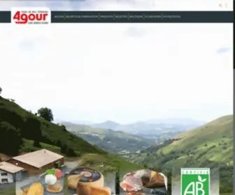 Agour.com(Fromage de brebis du pays basque & jambon de Bayonne) Screenshot