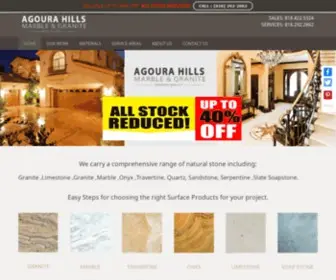 Agourahillsgranite.com(Agoura Hills Marble and Granite Inc) Screenshot