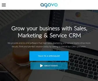 Agovo.co.uk(Agovo CRM Software Consultancy UK) Screenshot