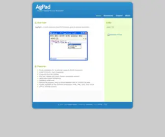 Agpad.com(JavaScript) Screenshot