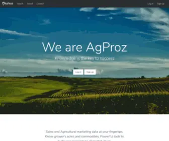 Agproz.com(AgProz) Screenshot