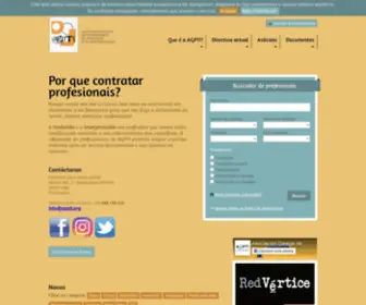 Agpti.org(Asociación Galega de Profesionais da Tradución e da Interpretación) Screenshot