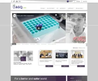 AGQ.com.es(Laboratorios AGQ Labs :: Centro tecnológico internacional) Screenshot