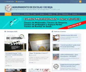 AGR1Beja.pt(AGRUPAMENTO DE ESCOLAS 1 DE BEJA) Screenshot