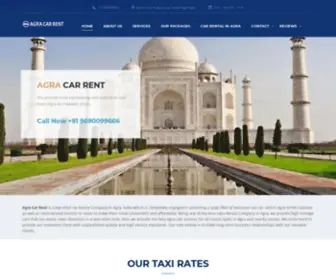 Agracarrent.com(Agra Car Rent) Screenshot