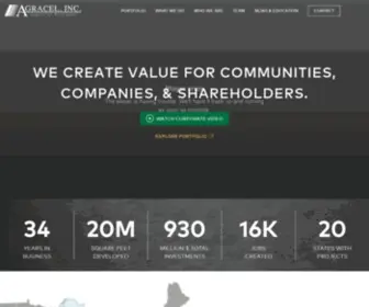 Agracel.com(Focused on Where America is Growing) Screenshot