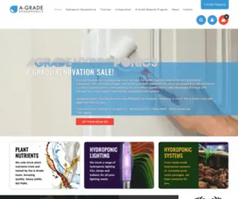Agradehydroponics.com.au(Hydroponics Online Store) Screenshot