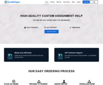 Agradepaper.com(Custom Assignment Help) Screenshot