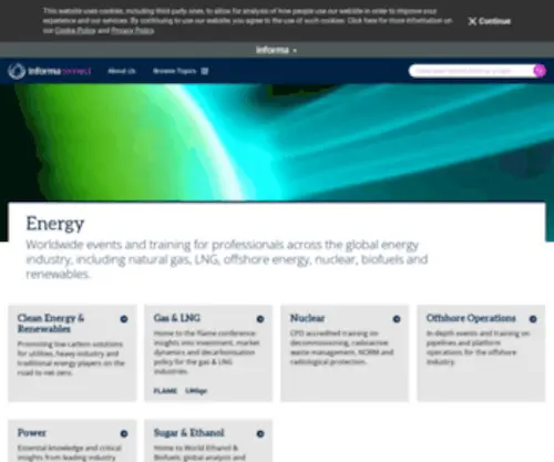 Agraevents.com(Energy) Screenshot