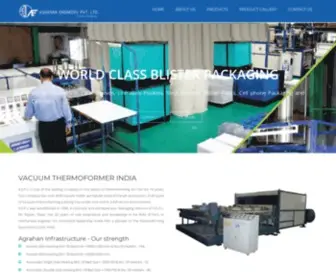 Agrahan.com(Vacuum thermo forming) Screenshot