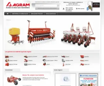 Agram.fr(Vente matériel agricole neuf) Screenshot