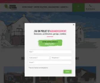 Agrandir-MA-Maison.com(Agrandir ma maison est un site dédié aux travaux d'extension de maison) Screenshot