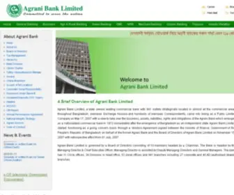 Agranibank.org(Agrani Bank) Screenshot