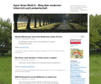 Agrar-News.de(Agrar-News mit Web2.0) Screenshot